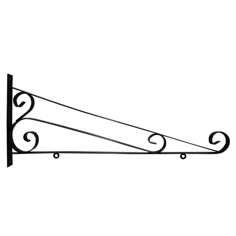 blabk metal 36 sign bracket|decorative scroll sign brackets.